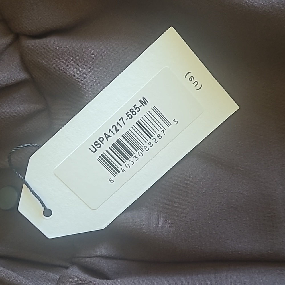 Universal Standard Stephanie Wide Leg Pull-On Ponte Pants Taupe Cocoa Brulee M - Picture 7 of 9